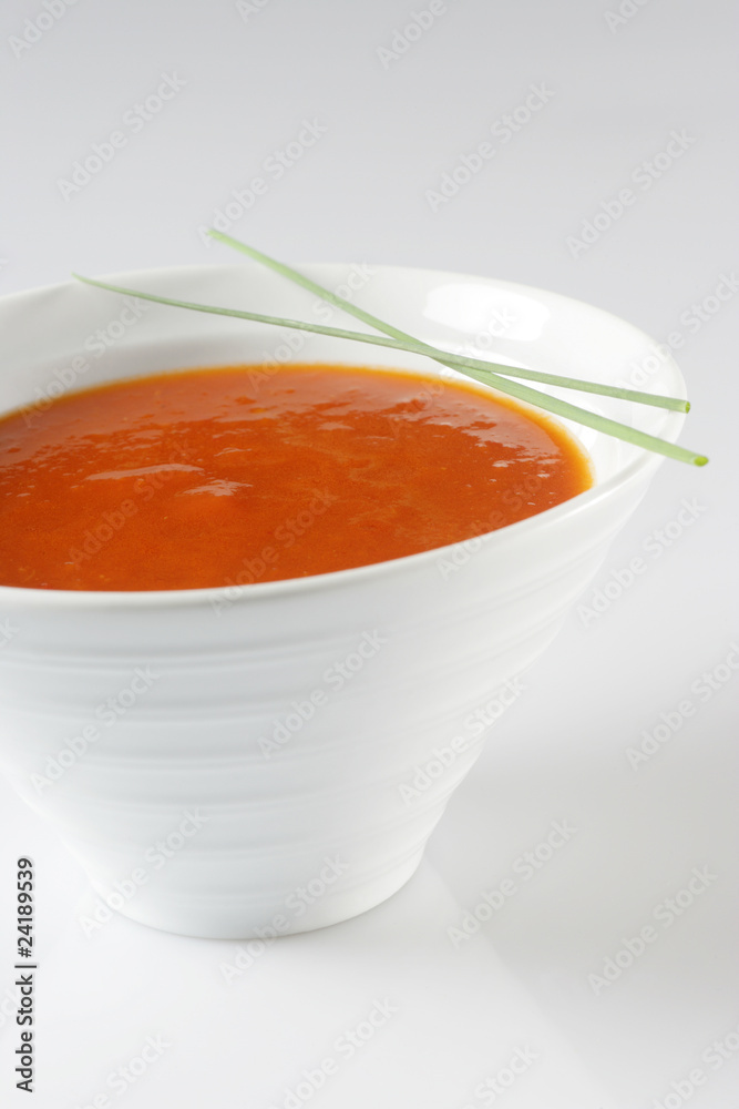 Bol de soupe rouge Bol de soupe rouge