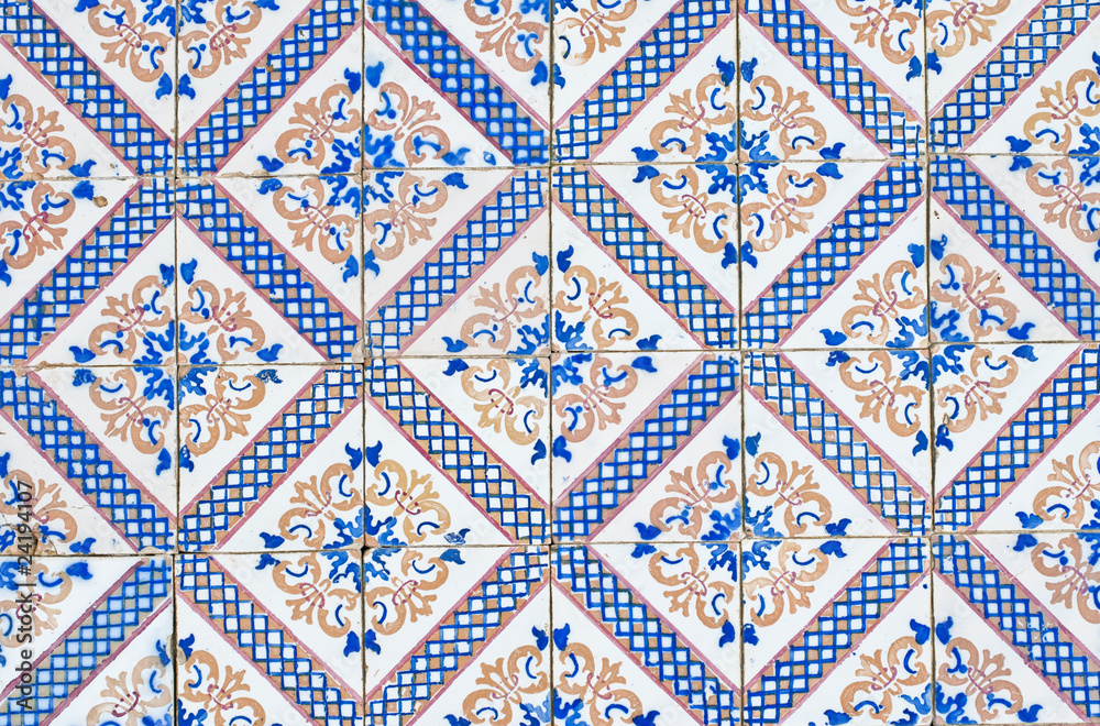Portuguese glazed tiles 064