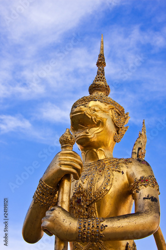 Golden legend monster  Thailand s Grand Palace