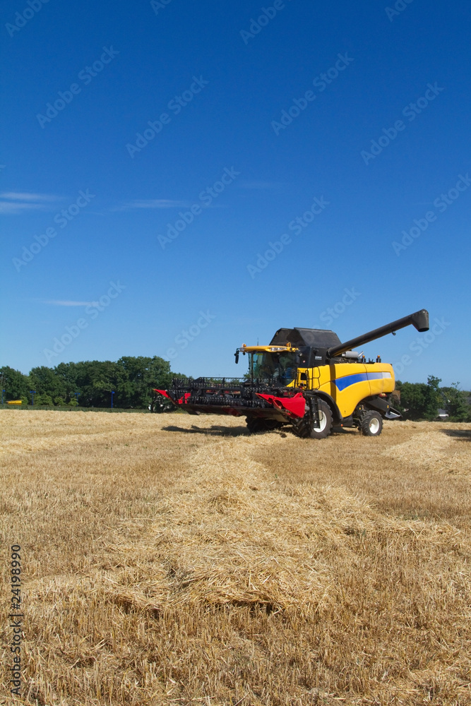Obraz premium Moissonneuse