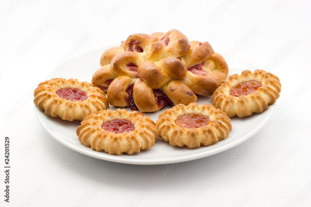 Sweet buns and cookies Sweet buns and cookies