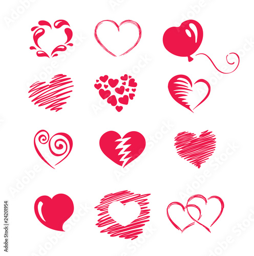 set icon -- hearts