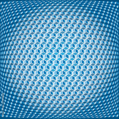Vector abstract background with cubes