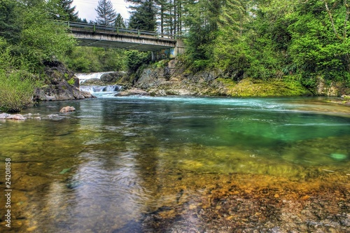 Washougal River Below Dougan Falls Bridge