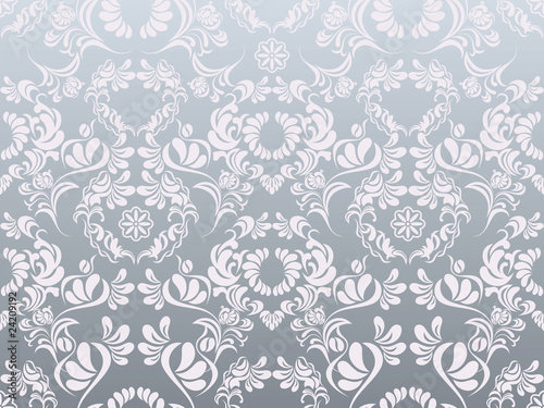 Abstract silver decoration pattern