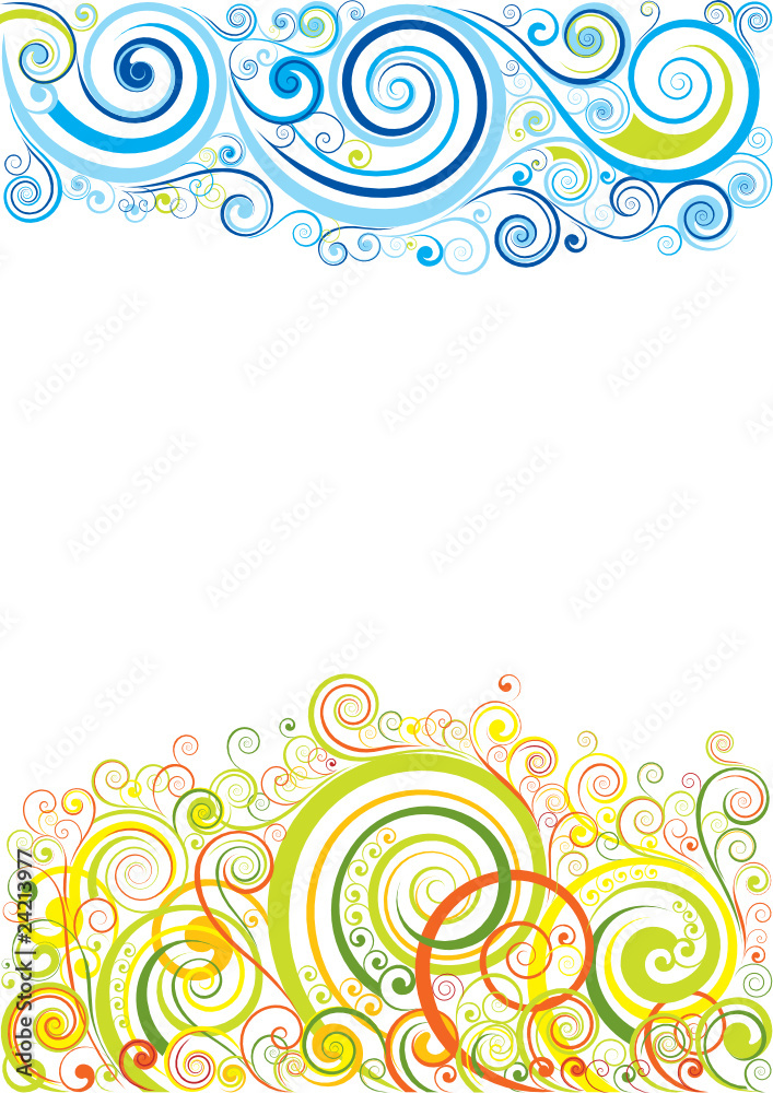 Design floral background