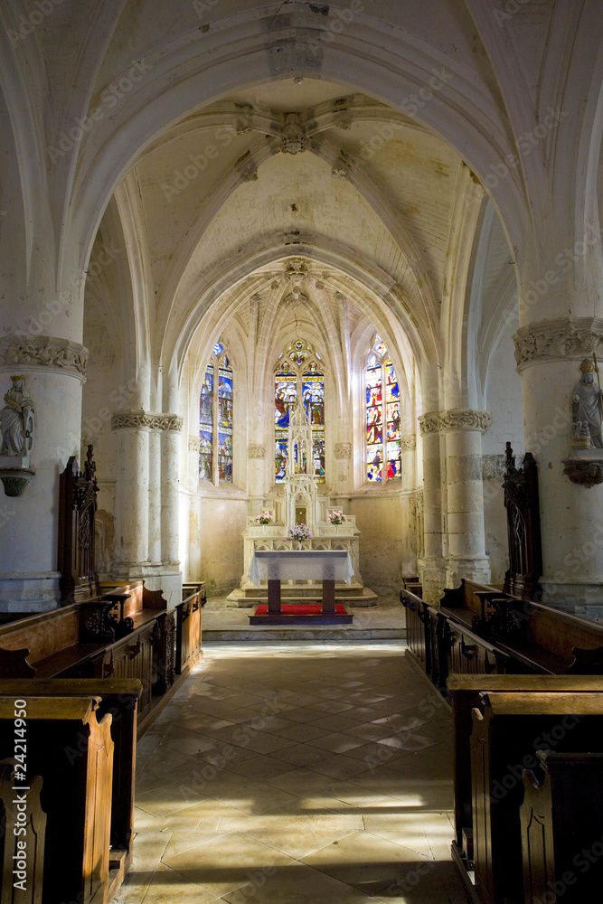 church Notre-Dame-en-sa-Nativité,Puellemontier,Champagne, France