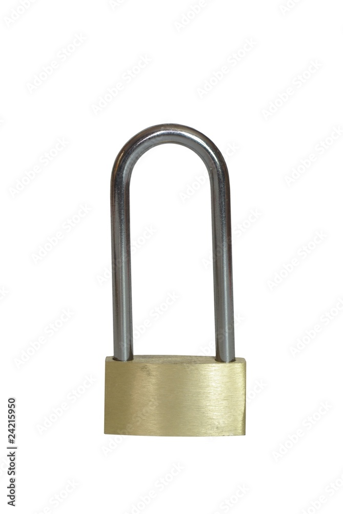 metal padlock