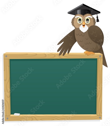 Owl & Blackboard