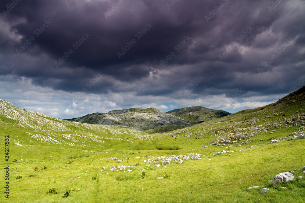 Zelengora mountain in Sutjeska national park