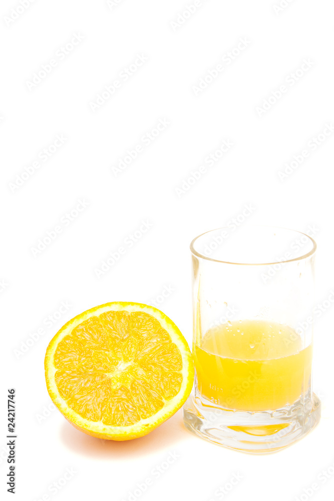 healthy and fresh orange juice isolated on white healthy and fresh orange juice isolated on white
