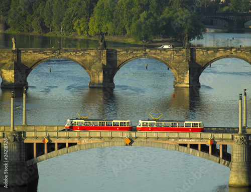 Photography bridges, Prague, Czech Republic