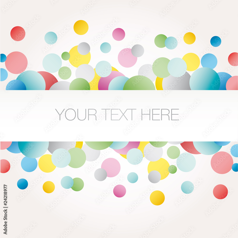 Background BANNER abstract with SAMPLE TEXT