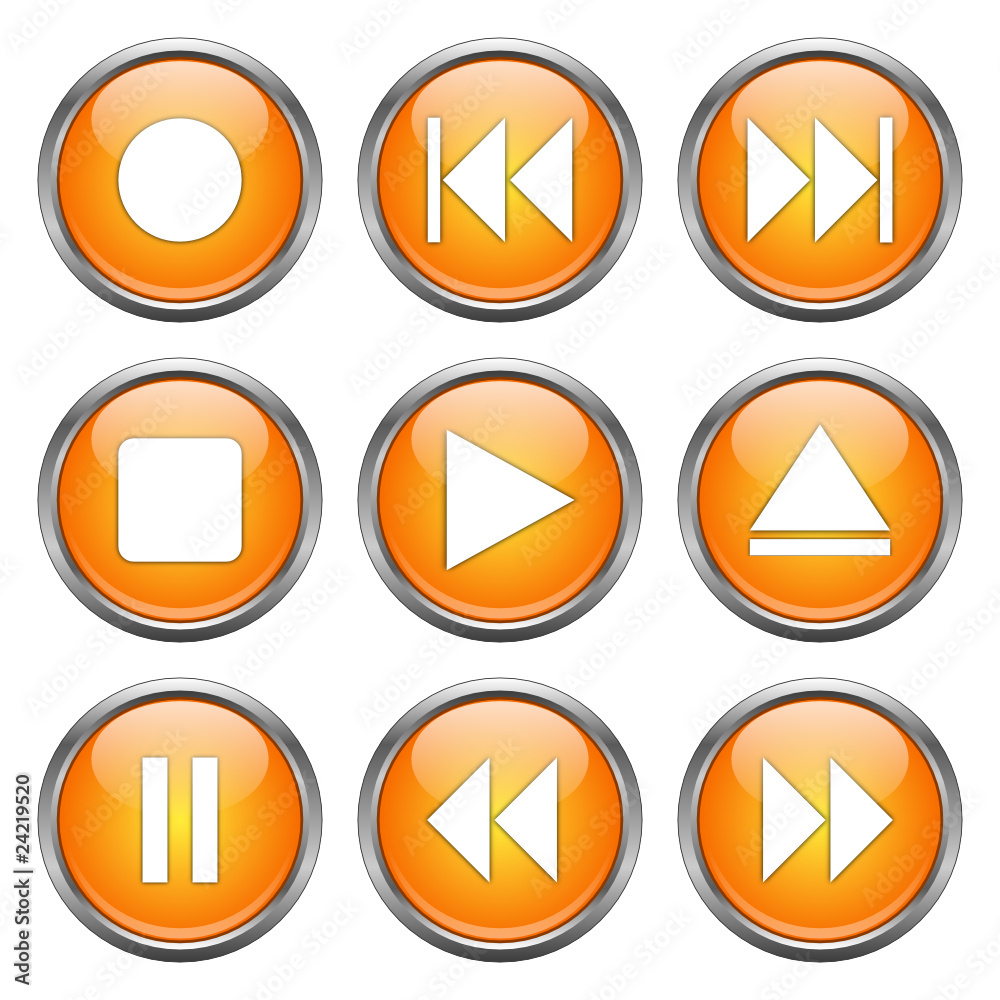 Buttonset Musikplayer Buttonset Musikplayer