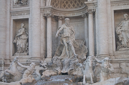 Fontana de Trevi en Roma