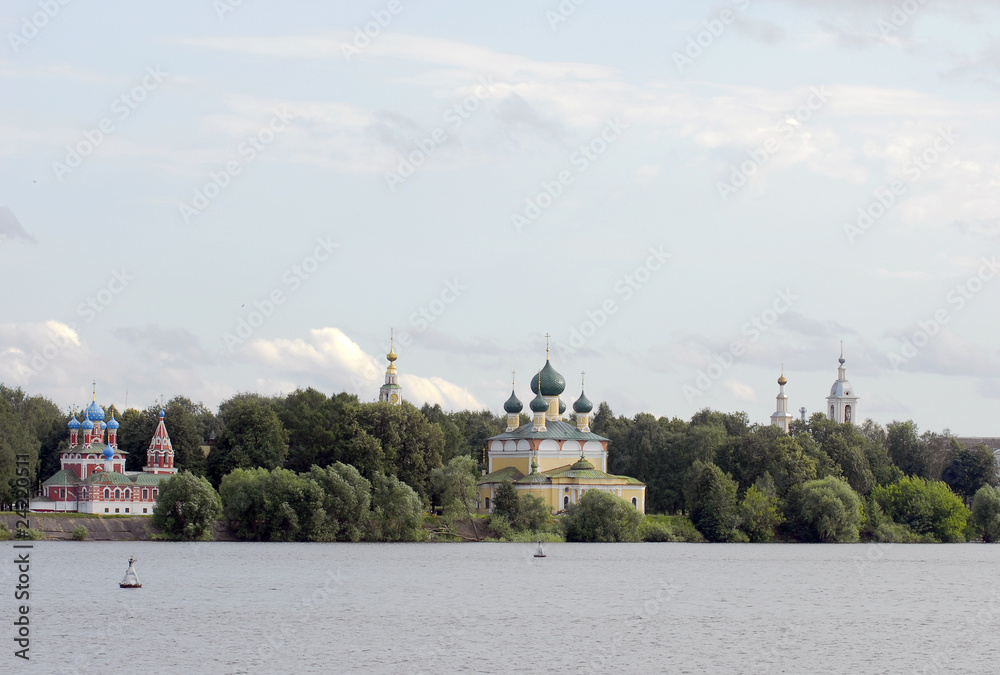 Old russian town Ouglich on Volga