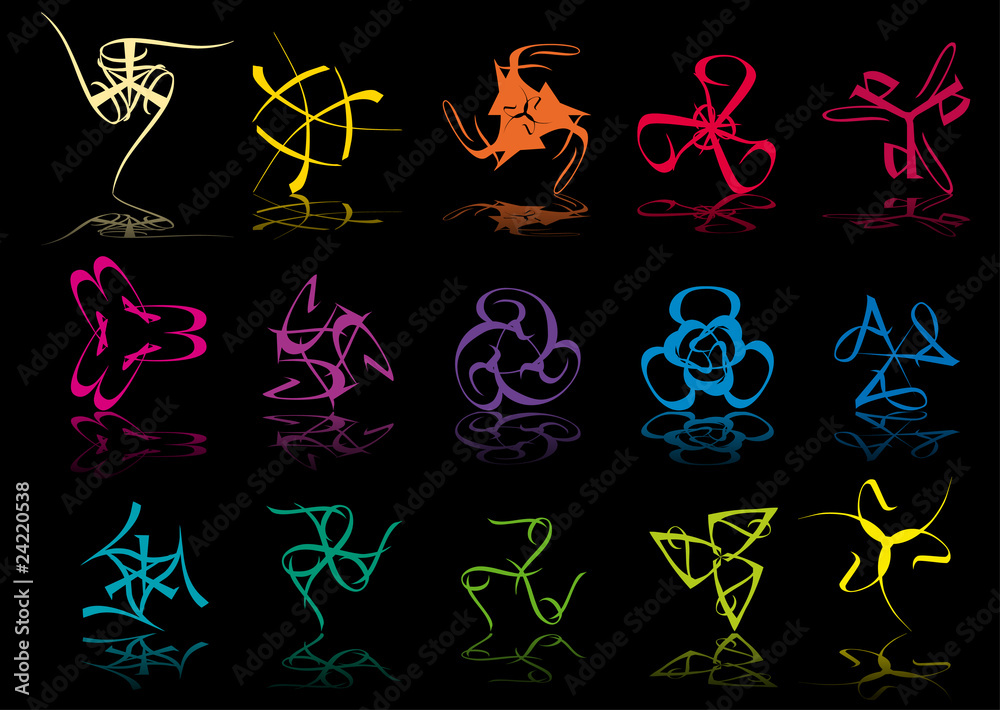 logos colorés