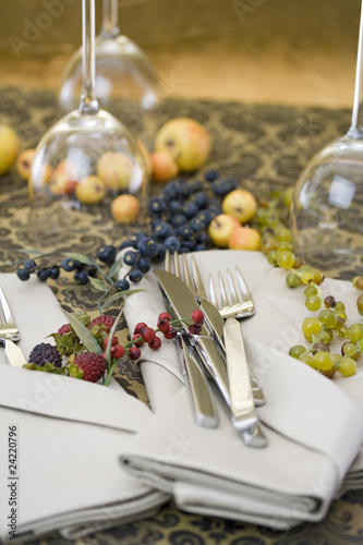 Herbstliches Tischgedeck