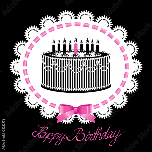 Geburtstagstorte-Happy birthday