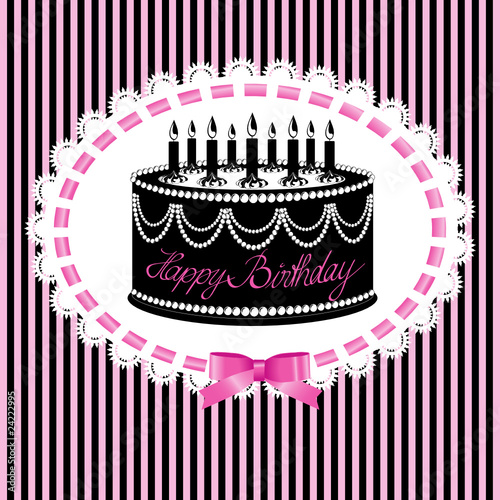 Geburtstagstorte-Happy birthday