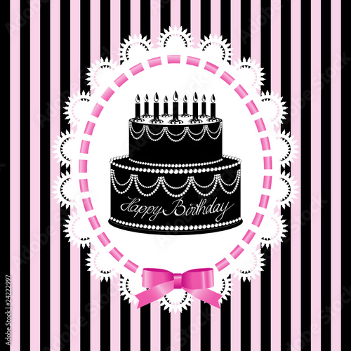 Geburtstagstorte-Happy birthday