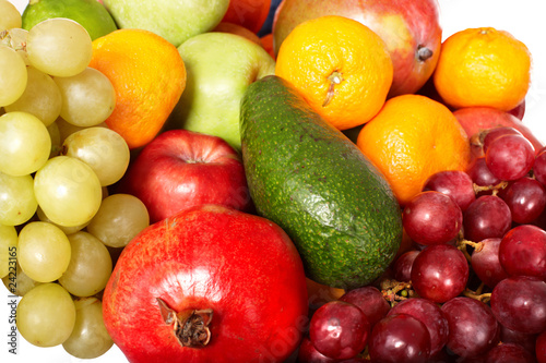 Close up of group fruit. © Gennadiy Poznyakov