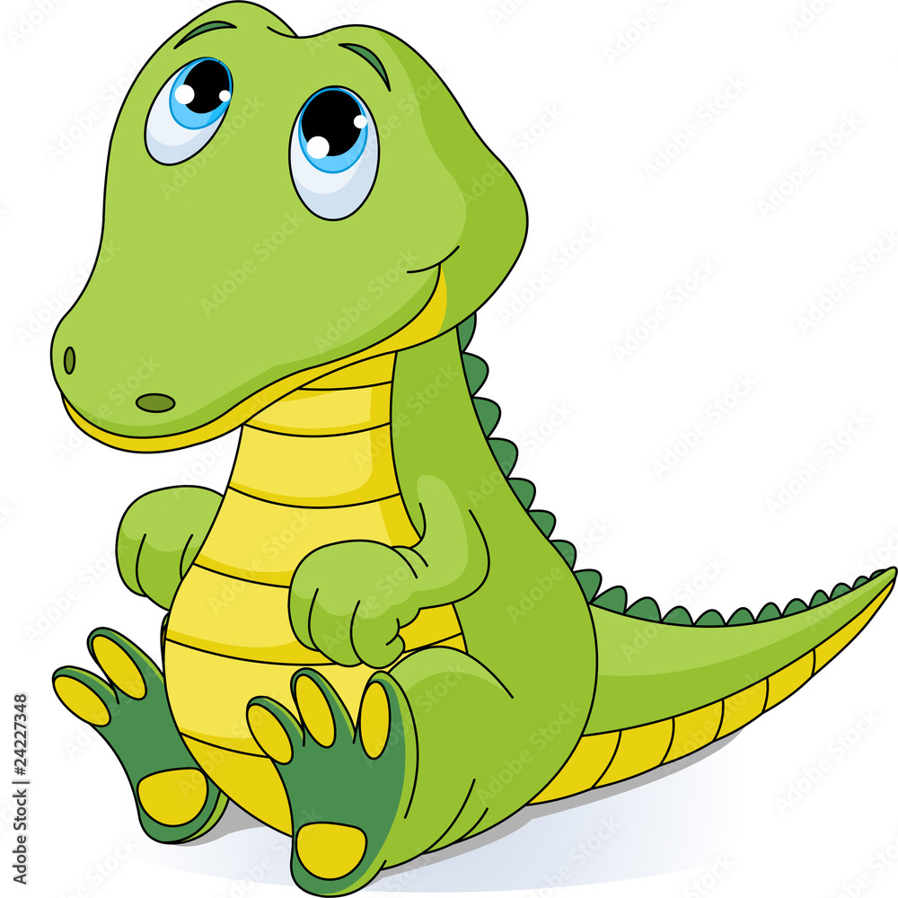 Fototapeta premium Baby crocodile