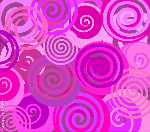 Seamless circles background vector