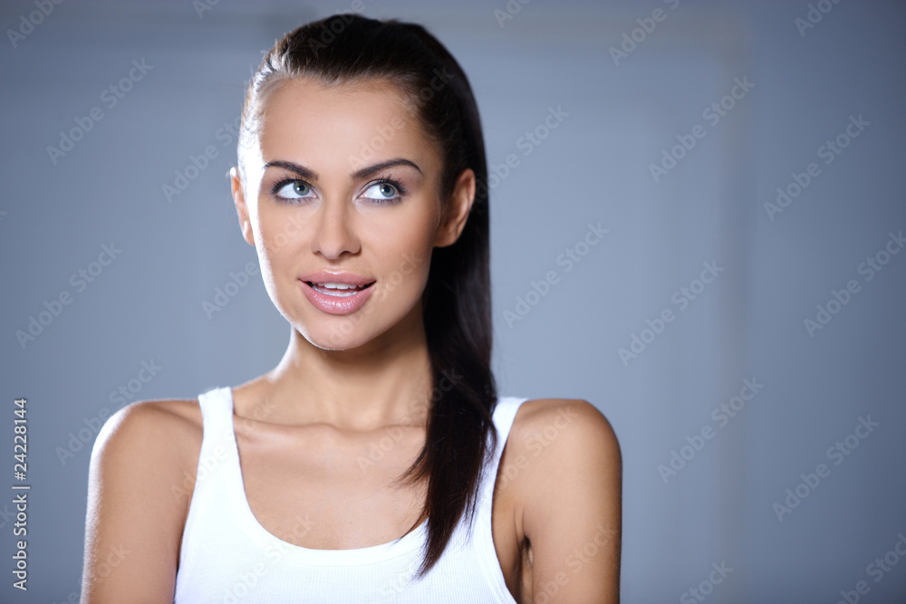 Portrait of beautiful young woman Portrait of beautiful young woman