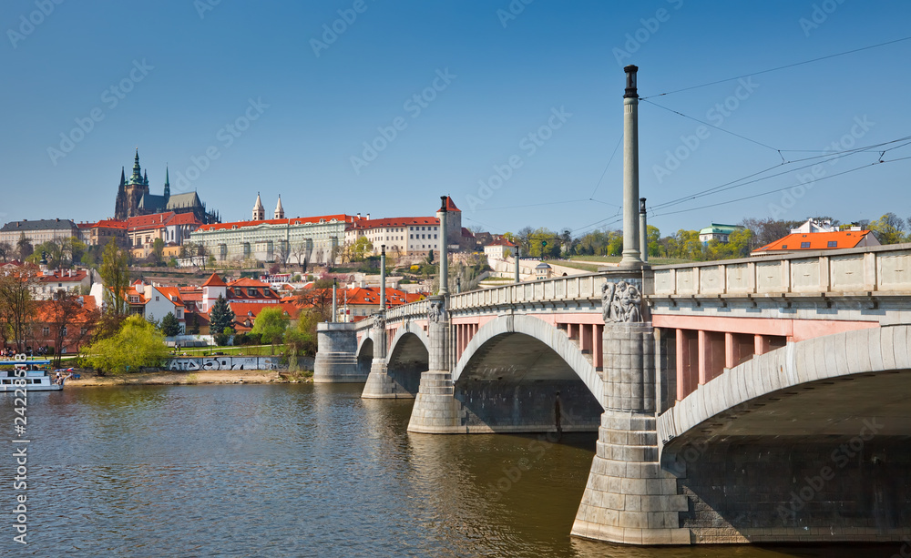 Bridge in Prague, Czech Republic
