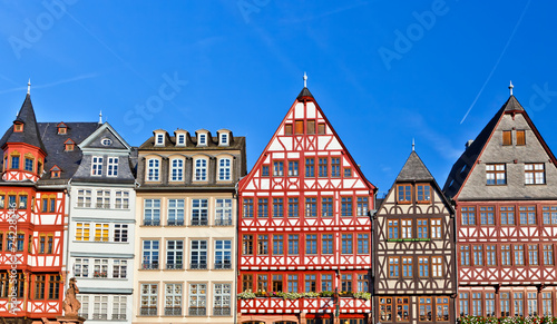 Old traditional buildings in Frankfurt  Germany