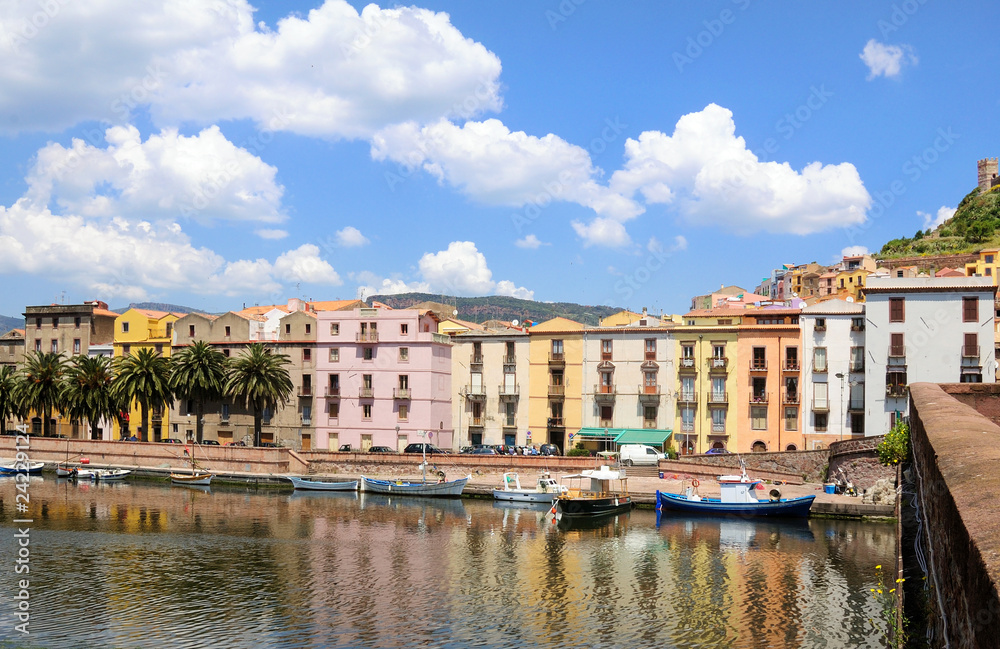 Town of Bosa (italy)