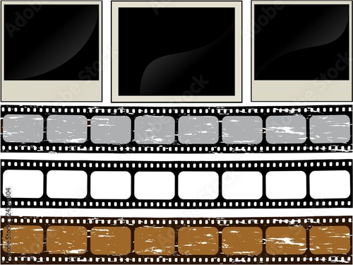 photo frame and film stripe