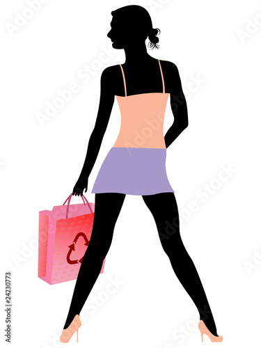 shopping girl