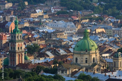 Old center of Lviv ( also known as Lvov ) in Ukraine photo