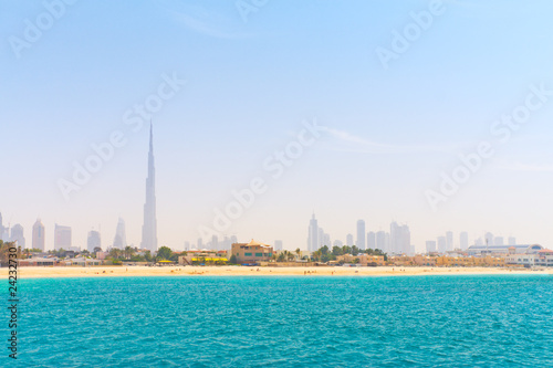 Dubai. Beautiful beach and sea