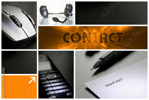Collage - Business - Kontakt
