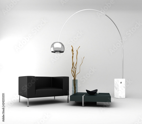 Tableau sur toile Interno minimalista