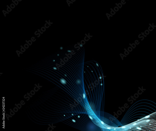 Electrical shock - abstract background