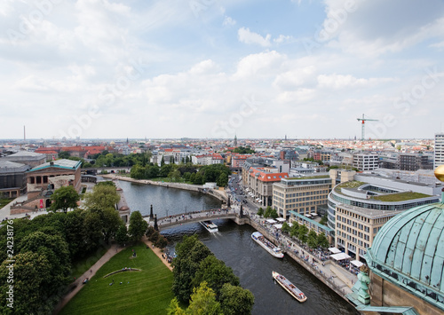 aerial view of central Berlin © Gary