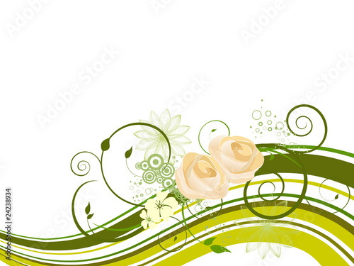 Floraler Hintergrund