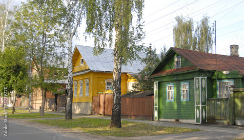 Old street in russuan town photo