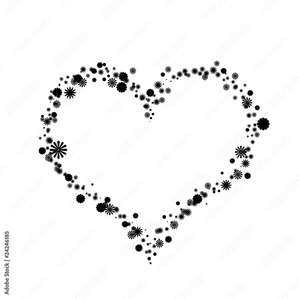 Fototapeta premium Heart frame