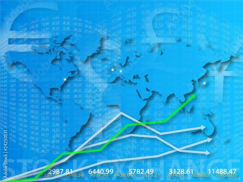 stock exchange illustration