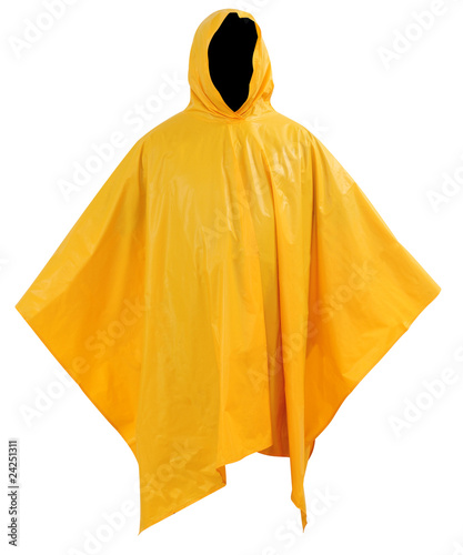 Raincoat. Isolated photo
