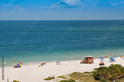 Lido Beach, on Siesta Key, Sarasota, Florida photo