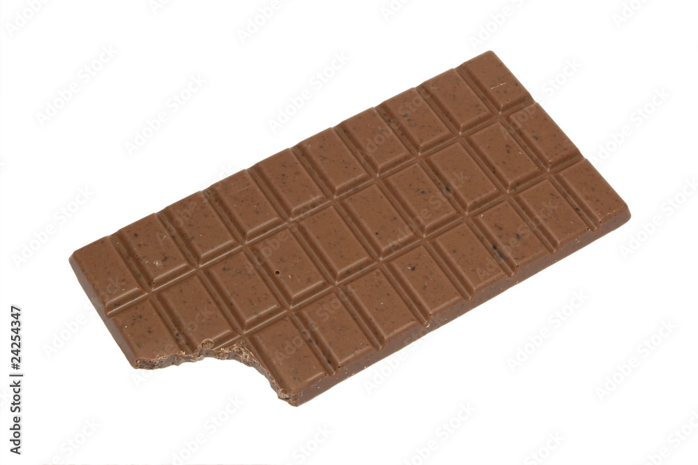 Close up of a chocolate bar