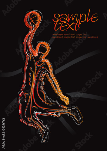 Basketball Silhouette Set 1