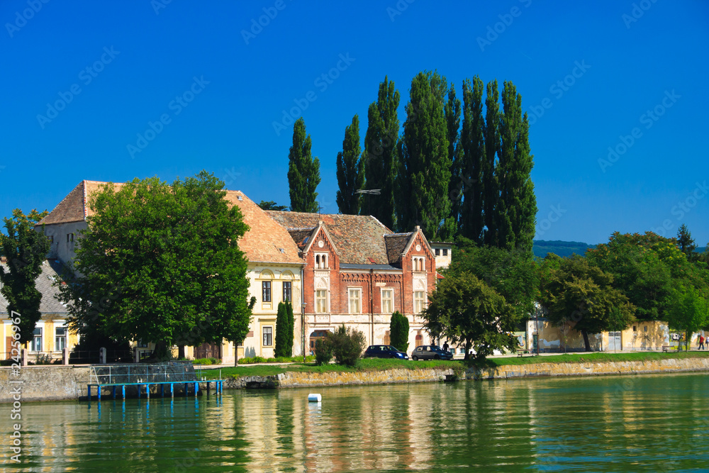 Obraz premium house with lake