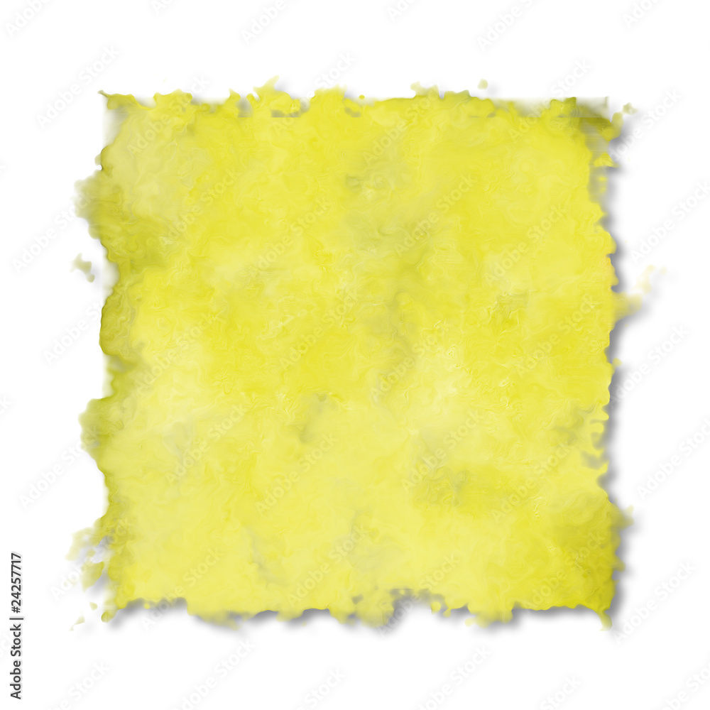 fondo papel pergamino amarillo aislado